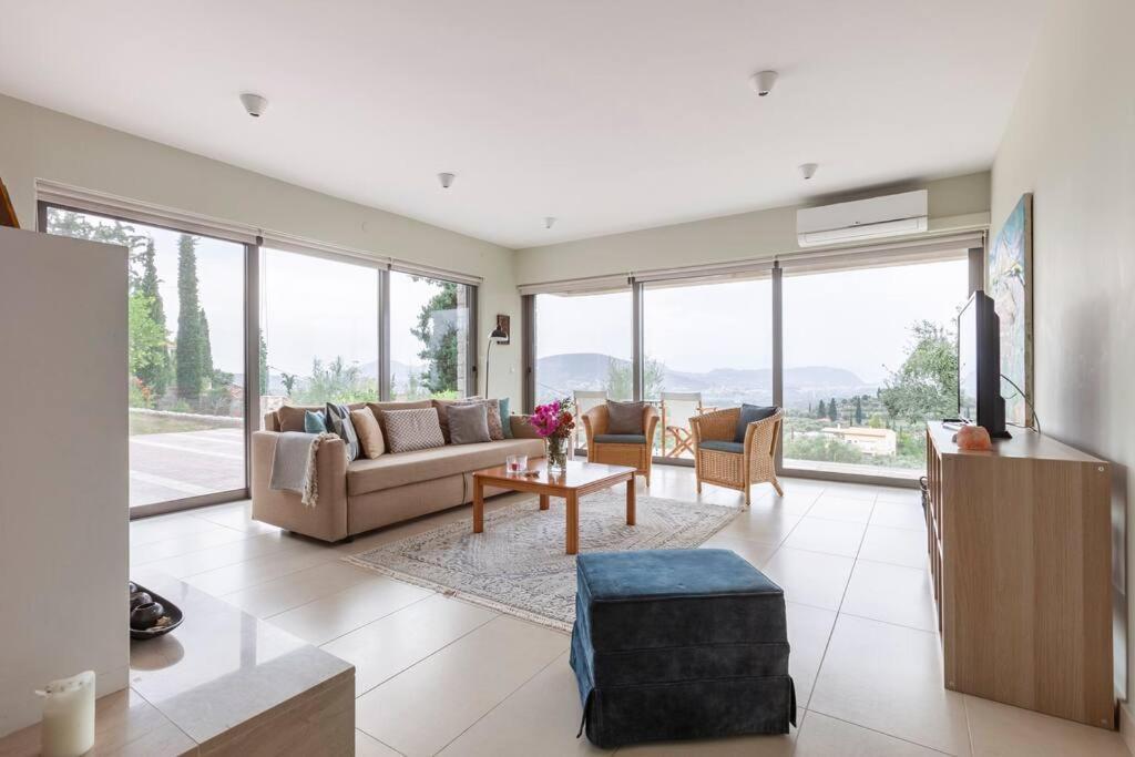 Nafplio, Hill With An Amazing View Apartment Luaran gambar