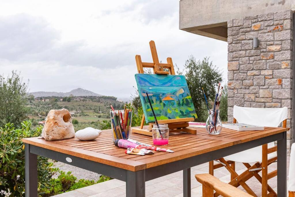 Nafplio, Hill With An Amazing View Apartment Luaran gambar