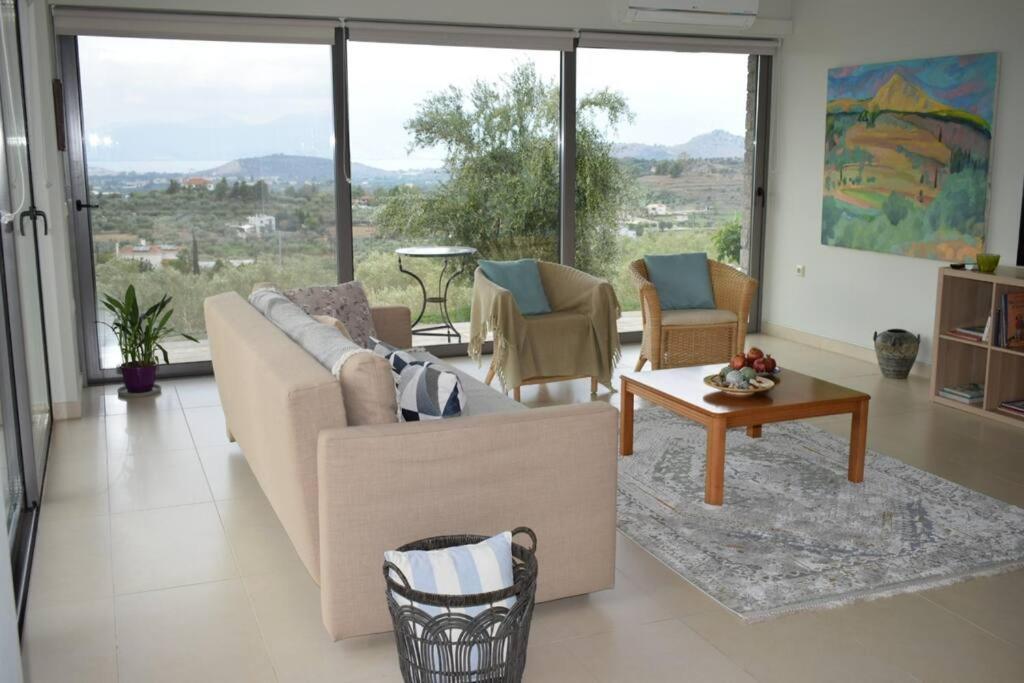 Nafplio, Hill With An Amazing View Apartment Luaran gambar
